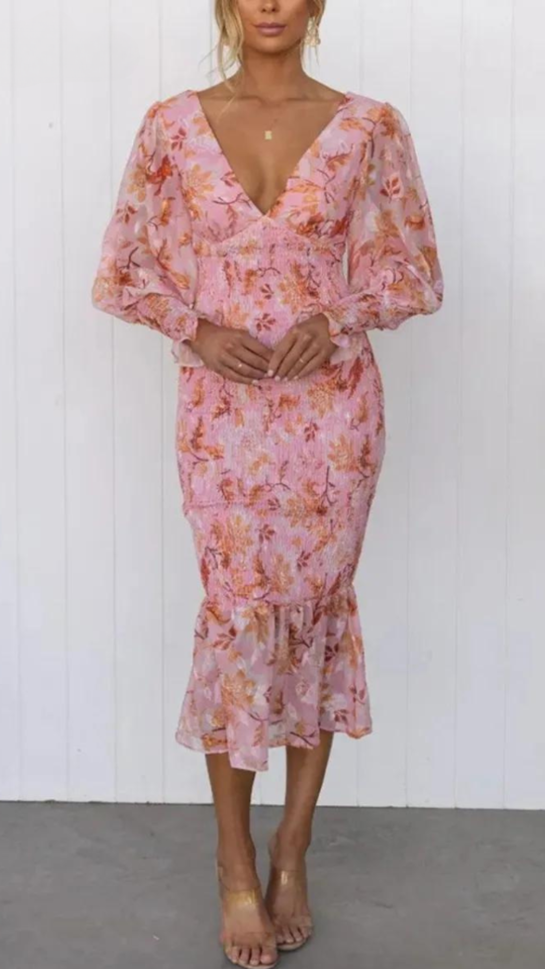 Esme | Midikleid mit Blumendruck für warme Sommertage
