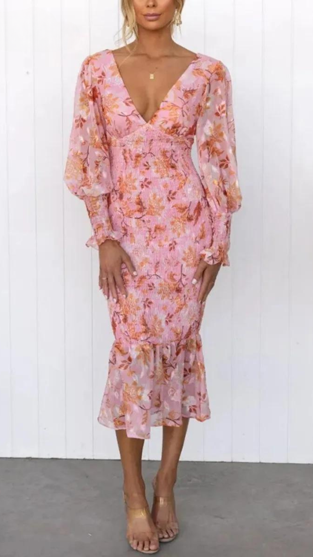 Esme | Midikleid mit Blumendruck für warme Sommertage