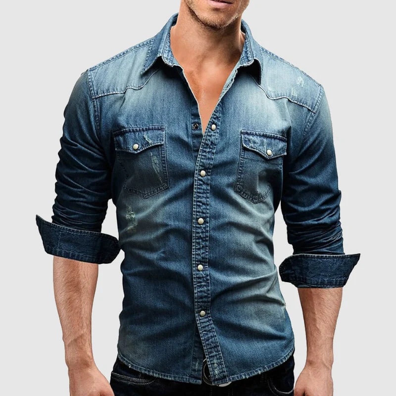 David | Retro-Denim-Camisole im Vintage-Stil