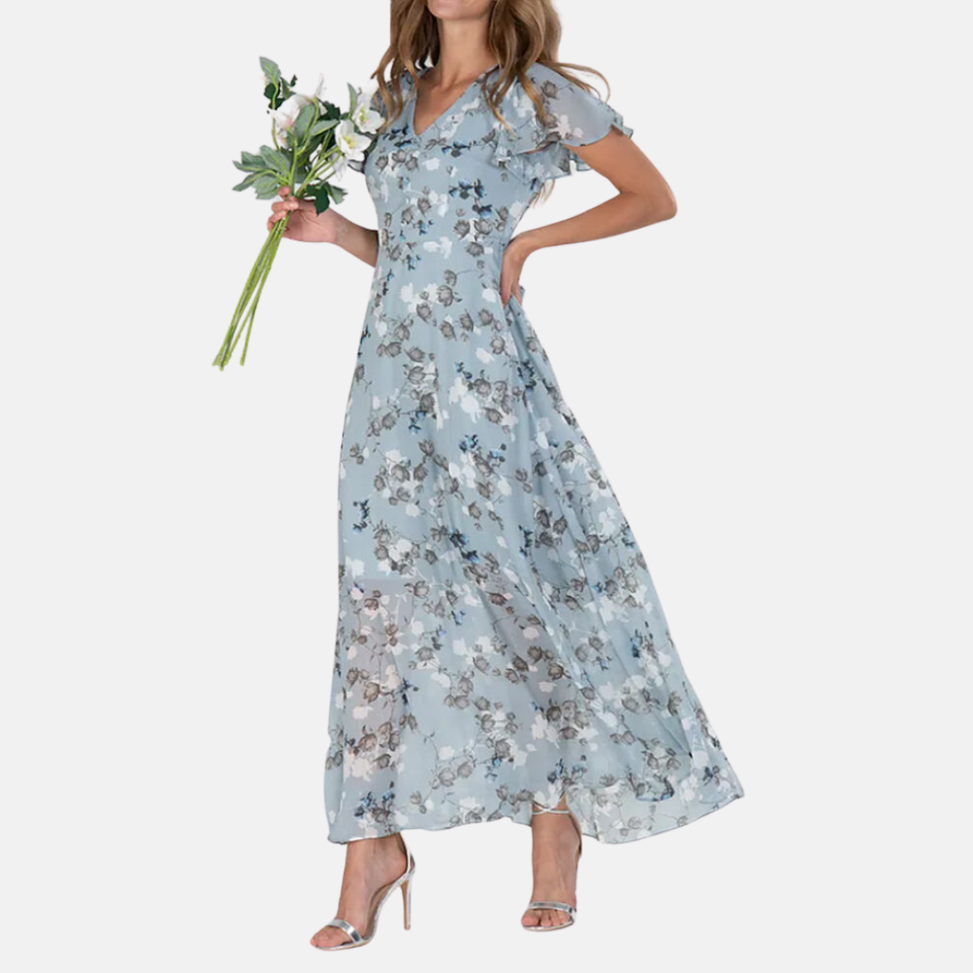 Elina | Geblümtes Kleid für Frühling und Sommer Looks