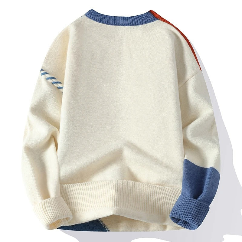 Apollo | Elementarer Pullover mit modernem Patchwork-Stil