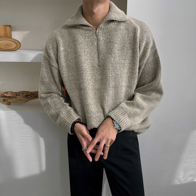 Alexander 1/4 Pullover aus weichem Stoff