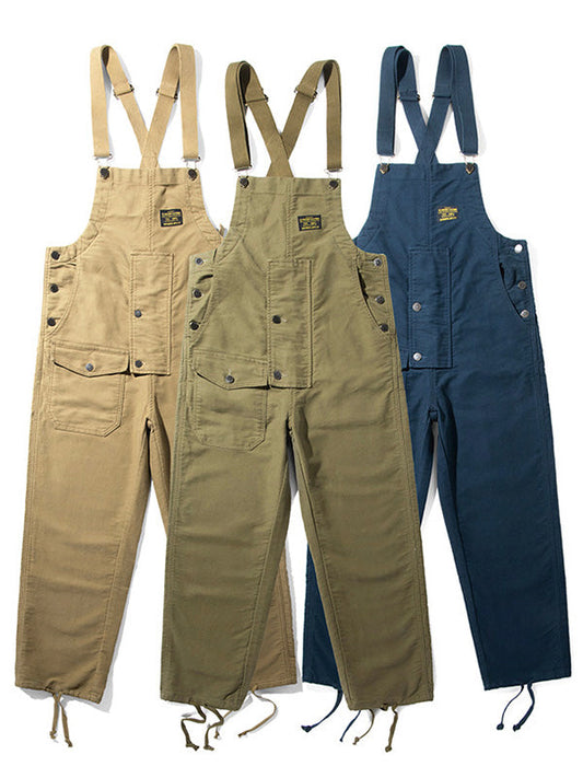 Elsa | Unisex-Overall aus Moleskin mit Kordelzug