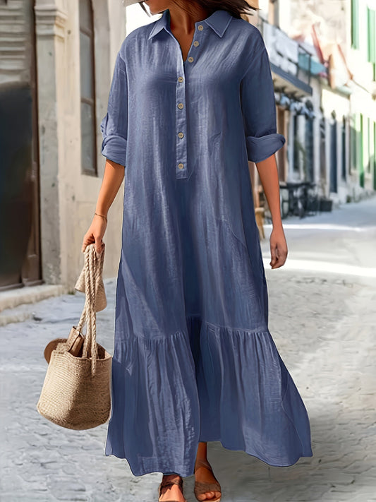 Ayla | Leichtes Sommerkleid mit V-Ausschnitt