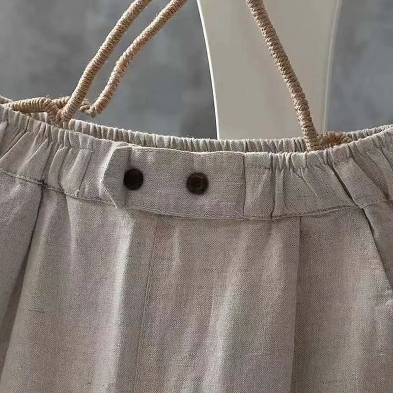 Maureen | Freizeithose aus Baumwolle und Leinen
