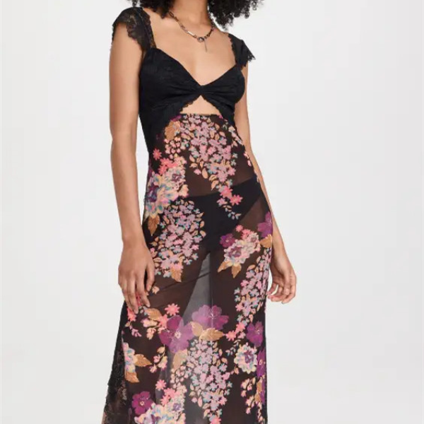 REGINE | Geblümtes Kleid mit schönem Druck