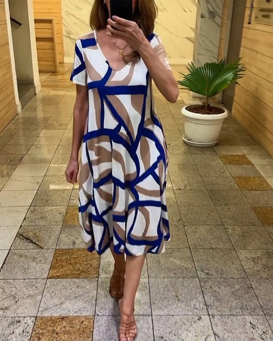 Savannah | Bedrucktes Sommerkleid mit Stil