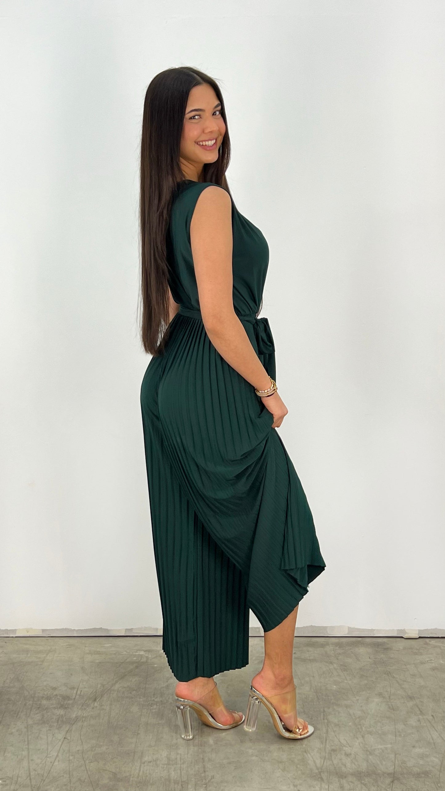 Julia | Plissee-Overall für elegante Anlässe