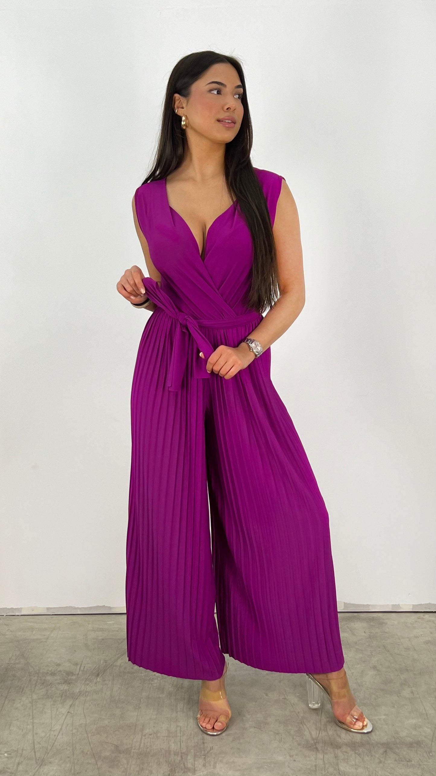 Julia | Plissee-Overall für elegante Anlässe