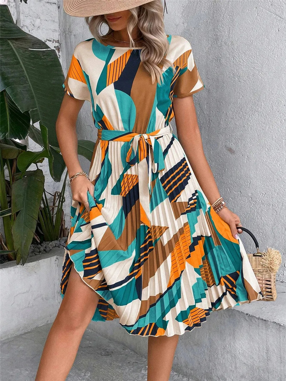 Naomy | Elegantes Kleid in mittlerer Länge