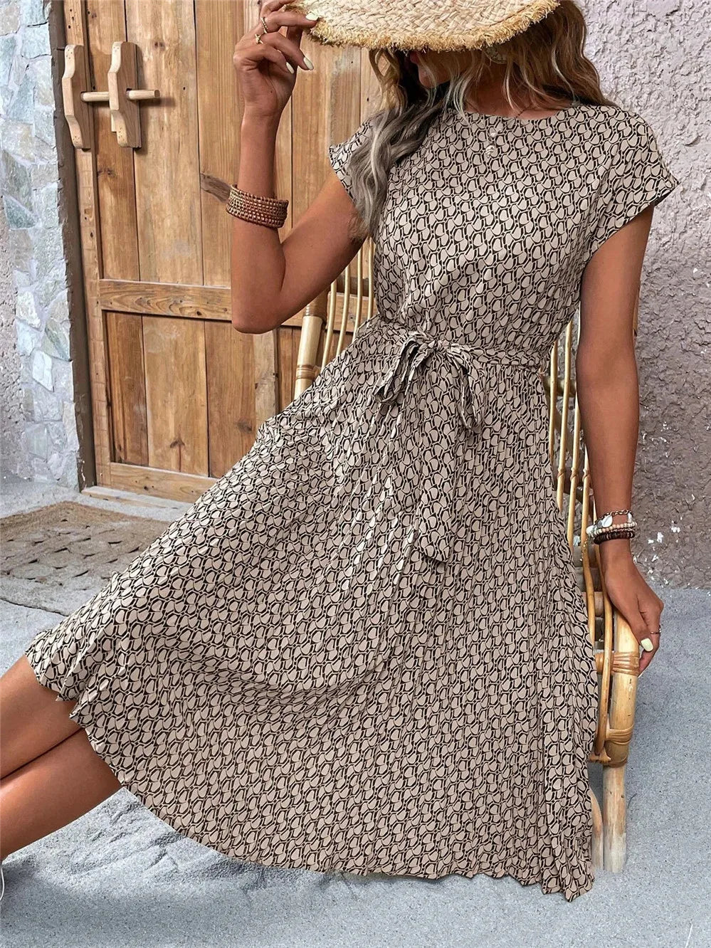 Naomy | Elegantes Kleid in mittlerer Länge
