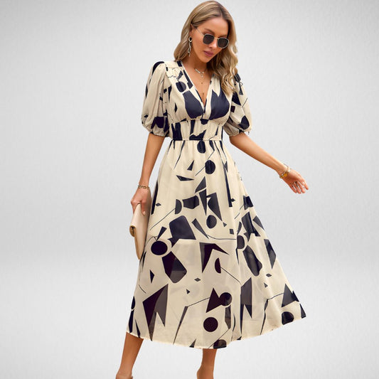 Rachel | Kleid mit V-Ausschnitt und Charme